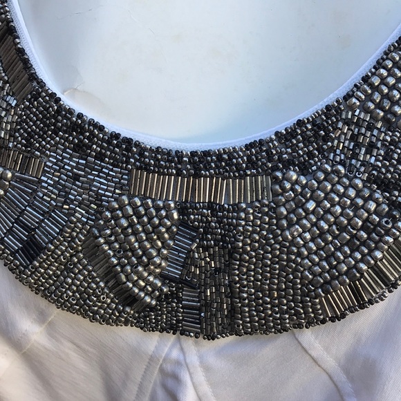 NWOT: Boston Proper White Dress size Med - Picture 5 of 11